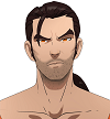 Flambae hero stats - Combat 4, Intellect 0, Vigor 2, Charisma 2, Mobility 3