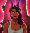 Malevola hero stats - Combat 3, Intellect 2, Vigor 2, Charisma 3, Mobility 2
