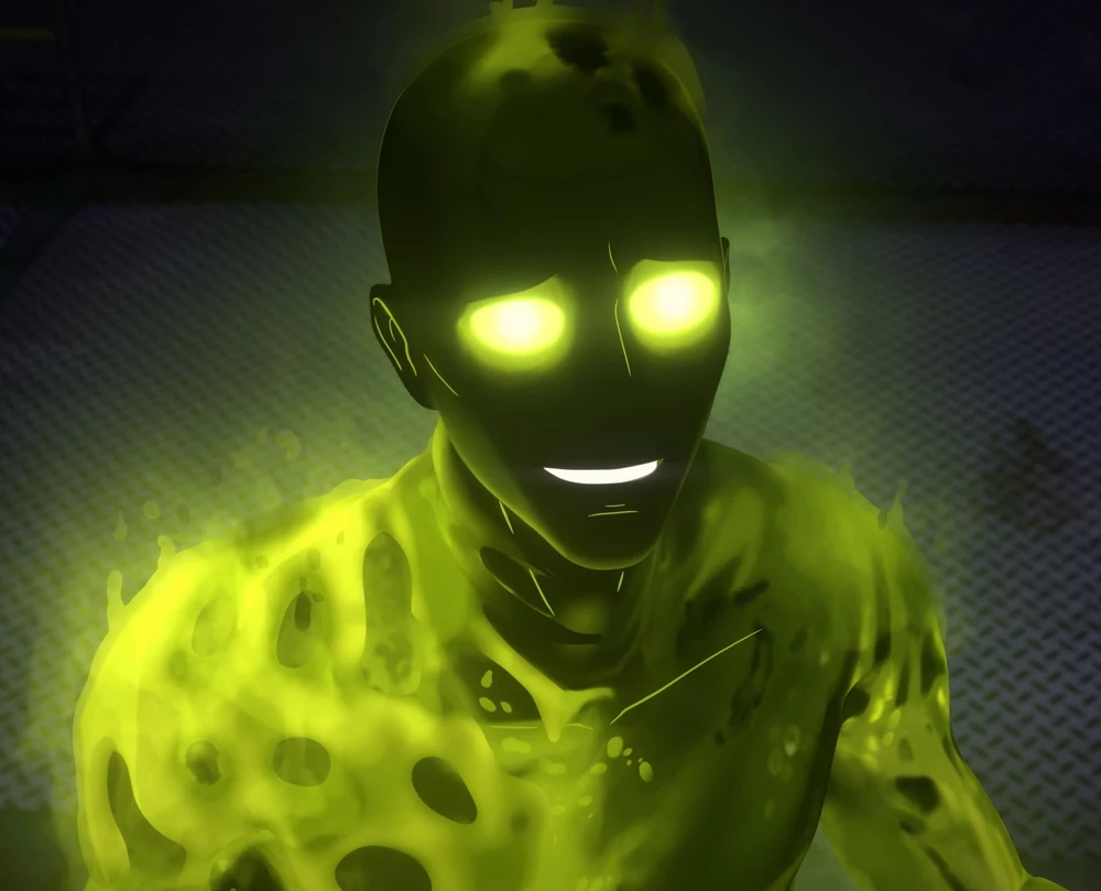 Toxic - Red Ring antagonist (Episode 1 arc) Toxic character portrait showing Red Ring antagonist (Episode 1 arc) with unknown stats in Dispatch game